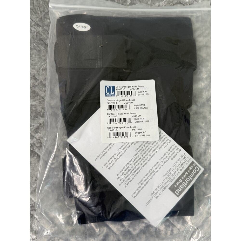 Comfortland Contour Hinged Knee Brace, model CK-101-3, in size‎ Medium